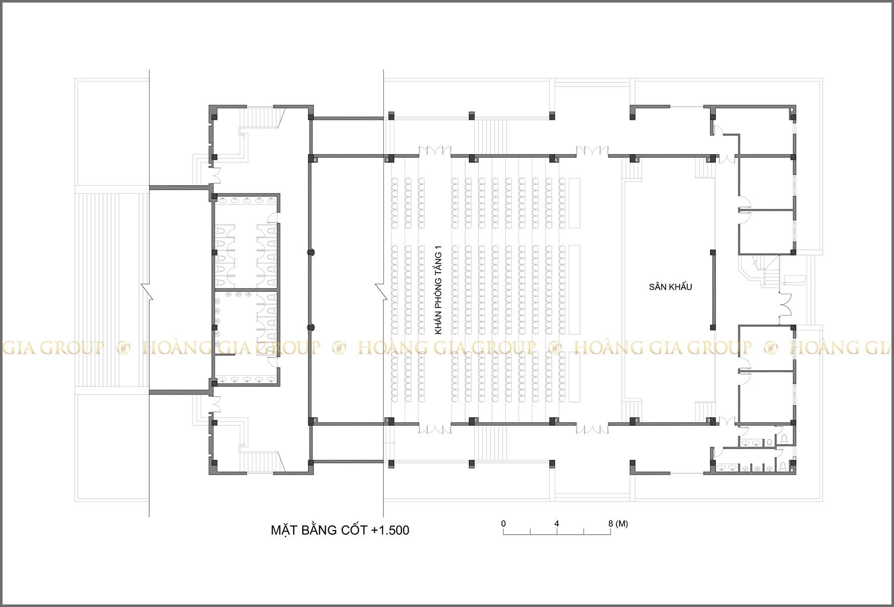 11ht01, mặt bằng hội trường cốt +1500.