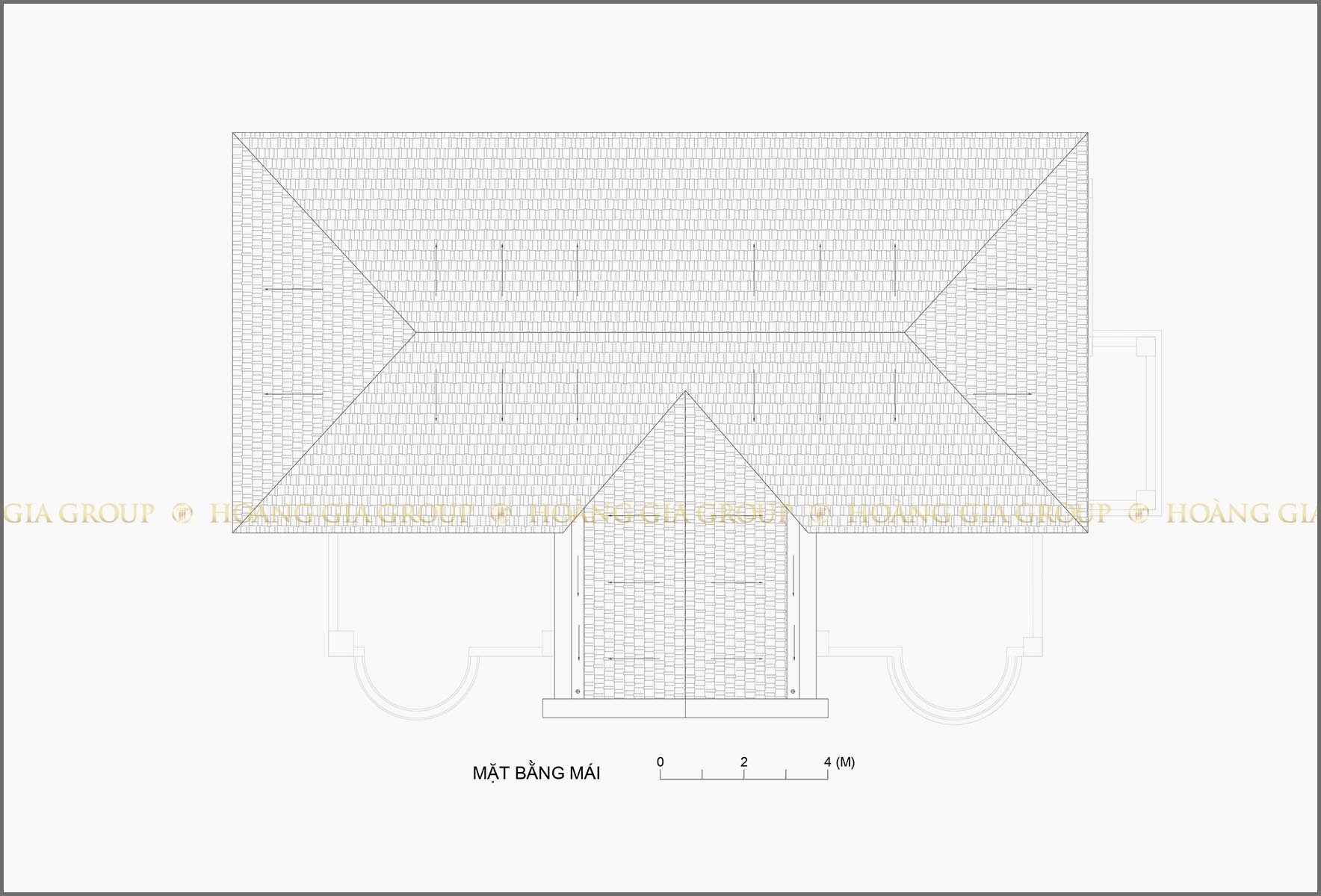 20bt08-1, Mặt bằng mái.